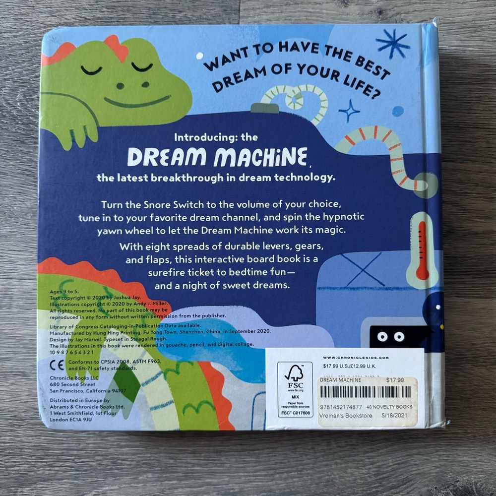 Dream Machine Interactive Book - Picture 2 of 4